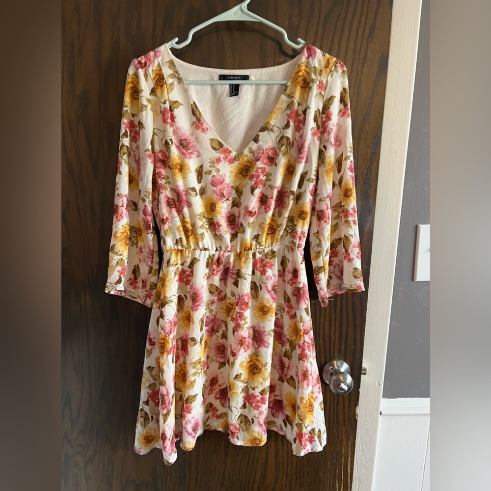 Floral dress, M